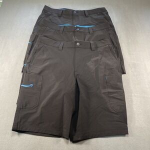 Amazon Delivery Shorts Mens Black Cargo Large (34-37) Luly Yang Workwear 3 Pair